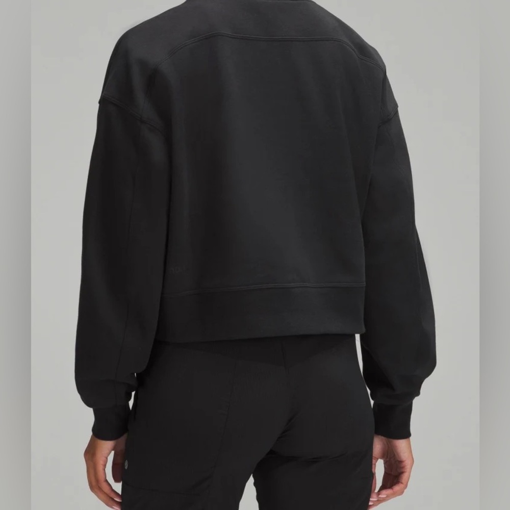 Lululemon Perfectly Oversized Cropped Crew 8 - Picture 2 of 6